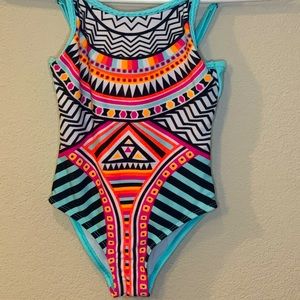 Girls one piece swimsuit